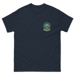VFA-125 Rough Raiders Squadron Crest T-Shirt – front view, navy