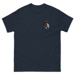 VF-154 Black Knights Squadron Crest T-Shirt – front view, navy