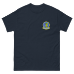 VP-4 The Skinny Dragons Crest T-Shirt – front view, navy