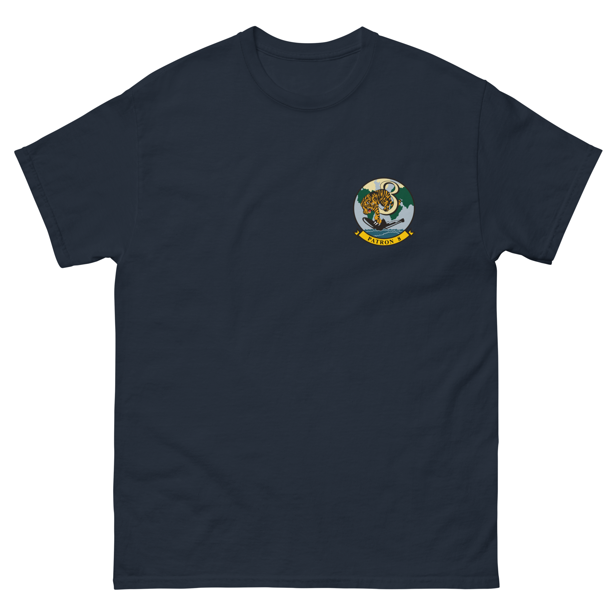 VP-8 Fighting Tigers Squadron Crest T-Shirt