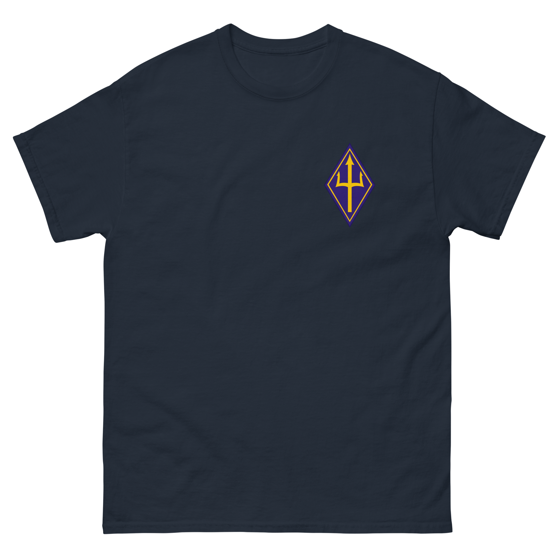 VP-26 Tridents Squadron Crest T-Shirt – front view, navy
