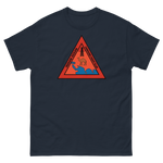 Indian Ocean Caravan Yacht Club T-Shirt – front view, navy