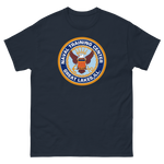 NTC Great Lakes Crest T-Shirt – front view, navy