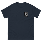 POW-MIA You are not forgotten T-Shirt – front view, navy
