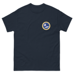 USS Constellation (CVA-64) Ship's Crest Shirt – front view, navy
