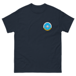 USS Dwight D. Eisenhower (CVN-69) Ship's Crest T-Shirt – front view, navy