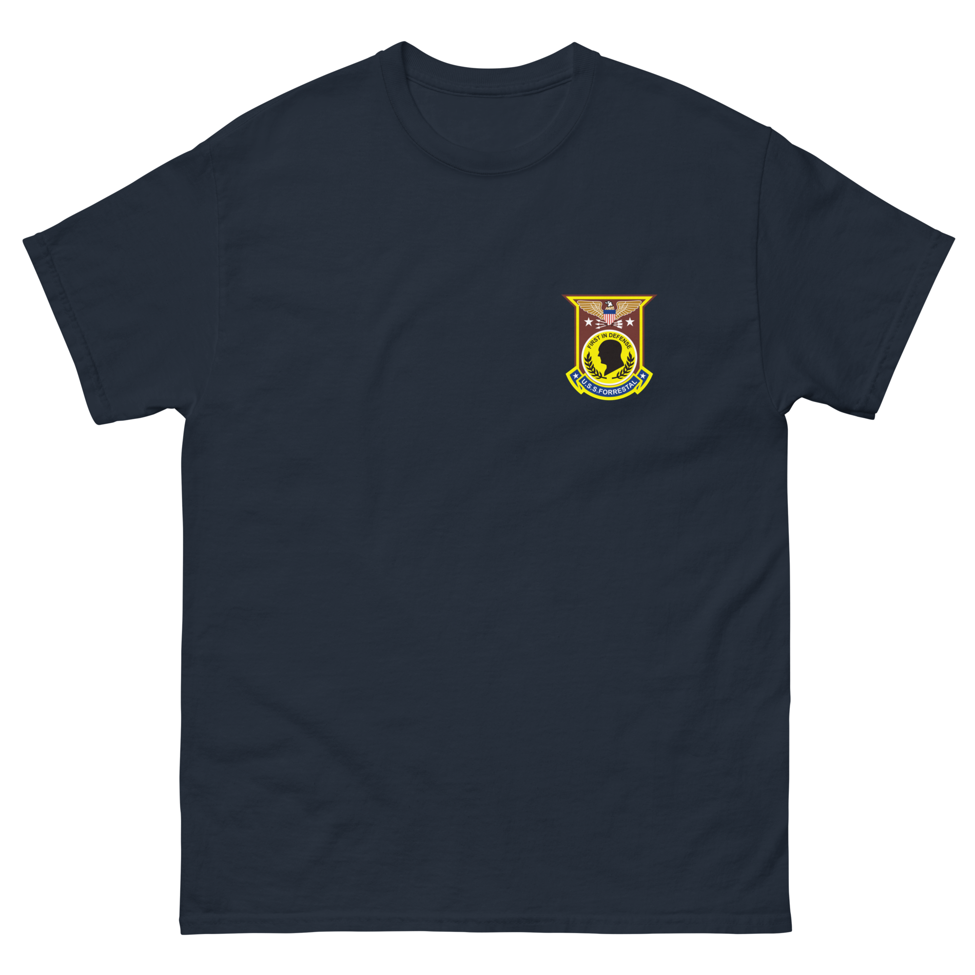 USS Forrestal (CVA/CV-59) Ship's Crest T-Shirt