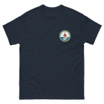 USS George H.W. Bush (CVN-77) Ship's Crest T-Shirt – front view, navy