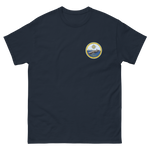 USS Gerald R. Ford (CVN-78) Ship's Crest T-Shirt – front view, navy
