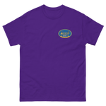 USS Harry S. Truman (CVN-75) Ship's Crest T-Shirt – front view, purple