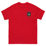 HSC-12 Golden Falcons Squadron Crest T-Shirt – front view, red