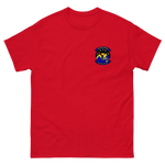 HSC-25 Island Knights Squadron Crest T-Shirt – front view, red