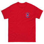 HSM-35 Magicians Squadron Crest T-Shirt – front view, red