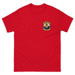 HSM-37 Easy Riders Squadron Crest T-Shirt – front view, red
