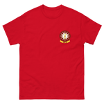VAW-116 Sun Kings Squadron Crest T-Shirt – front view, red