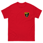 VFA-27 Royal Maces Squadron Crest T-Shirt – front view, red