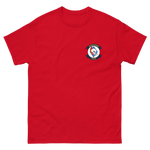 VFA-34 Blue Blasters Squadron Crest T-Shirt – front view, red