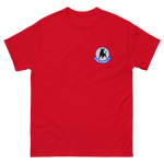 VFA-37 Ragin' Bulls Squadron Crest T-Shirt – front view, red