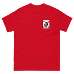 VFA-41 Black Aces Squadron Crest T-Shirt – front view, red