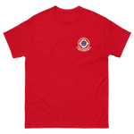 VFA-102 Diamondbacks Squadron Crest T-Shirt – front view, red