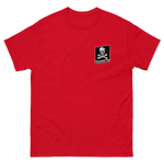 VF/VFA-103 Jolly Rogers Squadron Crest T-Shirt – front view, red