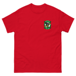 VFA-105 Gunslingers Squadron Crest T-Shirt – front view, red