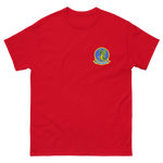 VP-4 The Skinny Dragons Crest T-Shirt – front view, red