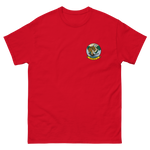 VP-8 Fighting Tigers Squadron Crest T-Shirt – front view, red