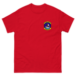 VP-9 Golden Eagles Squadron Crest (2) T-Shirt – front view, red