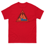 Indian Ocean Caravan Yacht Club T-Shirt – front view, red