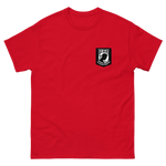 POW-MIA You are not forgotten T-Shirt – front view, red