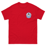 USS George Washington (CVN-73) Ship's Crest T-Shirt – front view, red