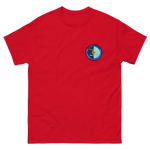 USS Intrepid (CVS-11) Ship's Crest T-Shirt – front view, red