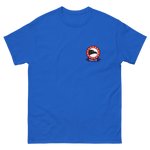 HM-15 Blackhawks Squadron Crest T-Shirt – front view, royal
