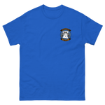 HSC-23 Wildcards Squadron Crest T-Shirt – front view, royal