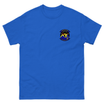 HSC-25 Island Knights Squadron Crest T-Shirt – front view, royal