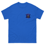 HSM-72 Proud Warriors Squadron Crest Shirt – front view, royal
