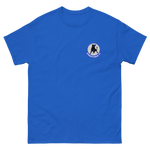 VFA-37 Ragin' Bulls Squadron Crest T-Shirt – front view, royal