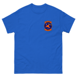 VFA-81 Sunliners Squadron Crest T-Shirt – front view, royal