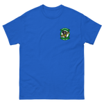 VFA-105 Gunslingers Squadron Crest T-Shirt – front view, royal