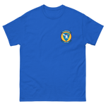 VFA-106 Gladiators Squadron Crest T-Shirt – front view, royal
