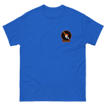 VFA-147 Argonauts Squadron Crest T-Shirt – front view, royal