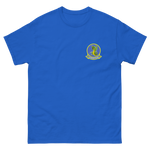 VP-4 The Skinny Dragons Crest T-Shirt – front view, royal