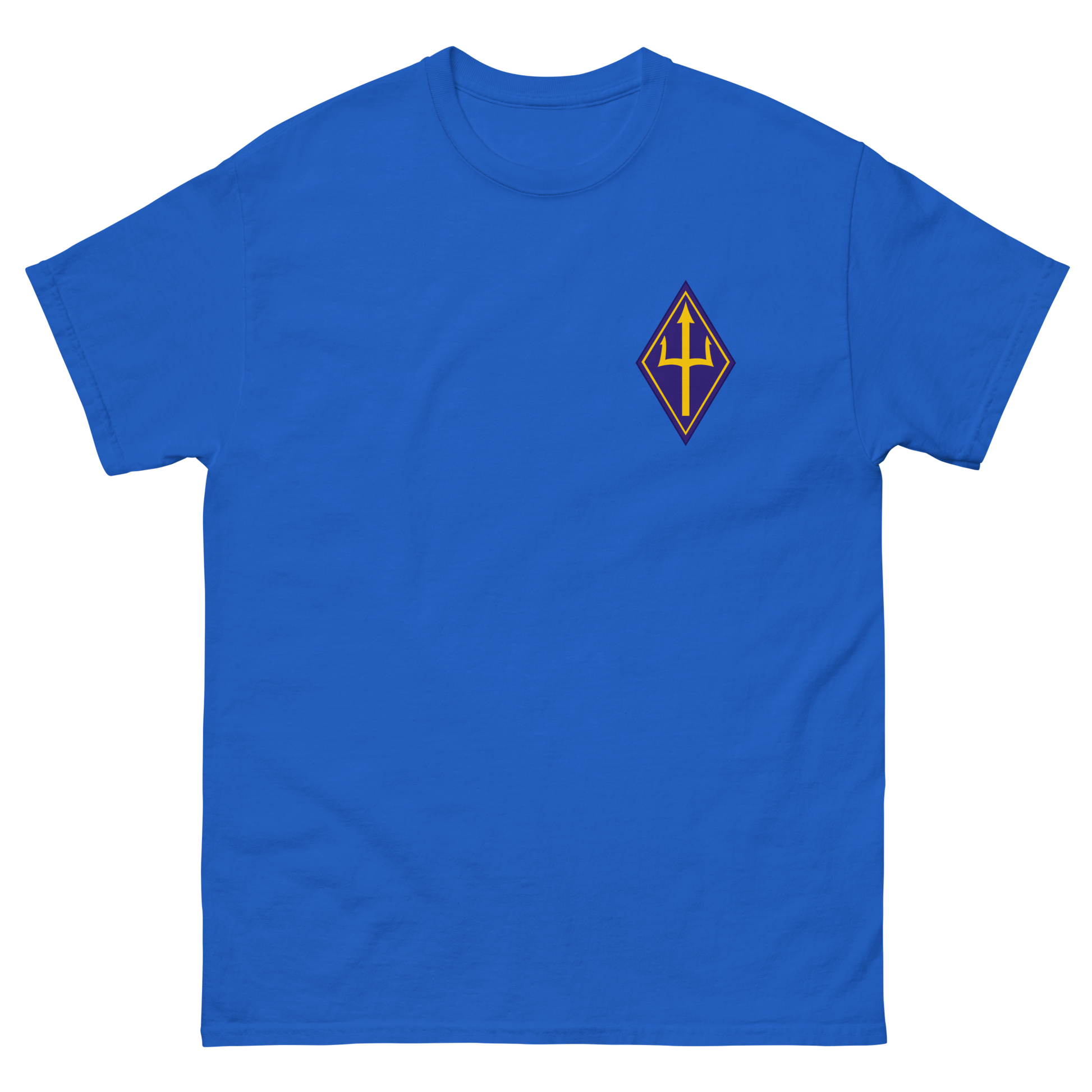 VP-26 Tridents Squadron Crest T-Shirt – front view, royal