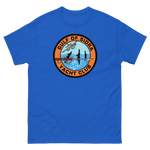 Gulf of Sidra Yacht Club T-Shirt – front view, royal