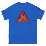 Indian Ocean Caravan Yacht Club T-Shirt – front view, royal