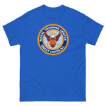 NTC Great Lakes Crest T-Shirt – front view, royal