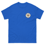 USS Essex (CVS-9) Ship's Crest T-Shirt – front view, royal