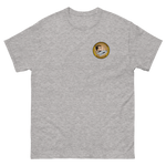 USS Abraham Lincoln (CVN-72) Ship's Crest Shirt – front view, grey