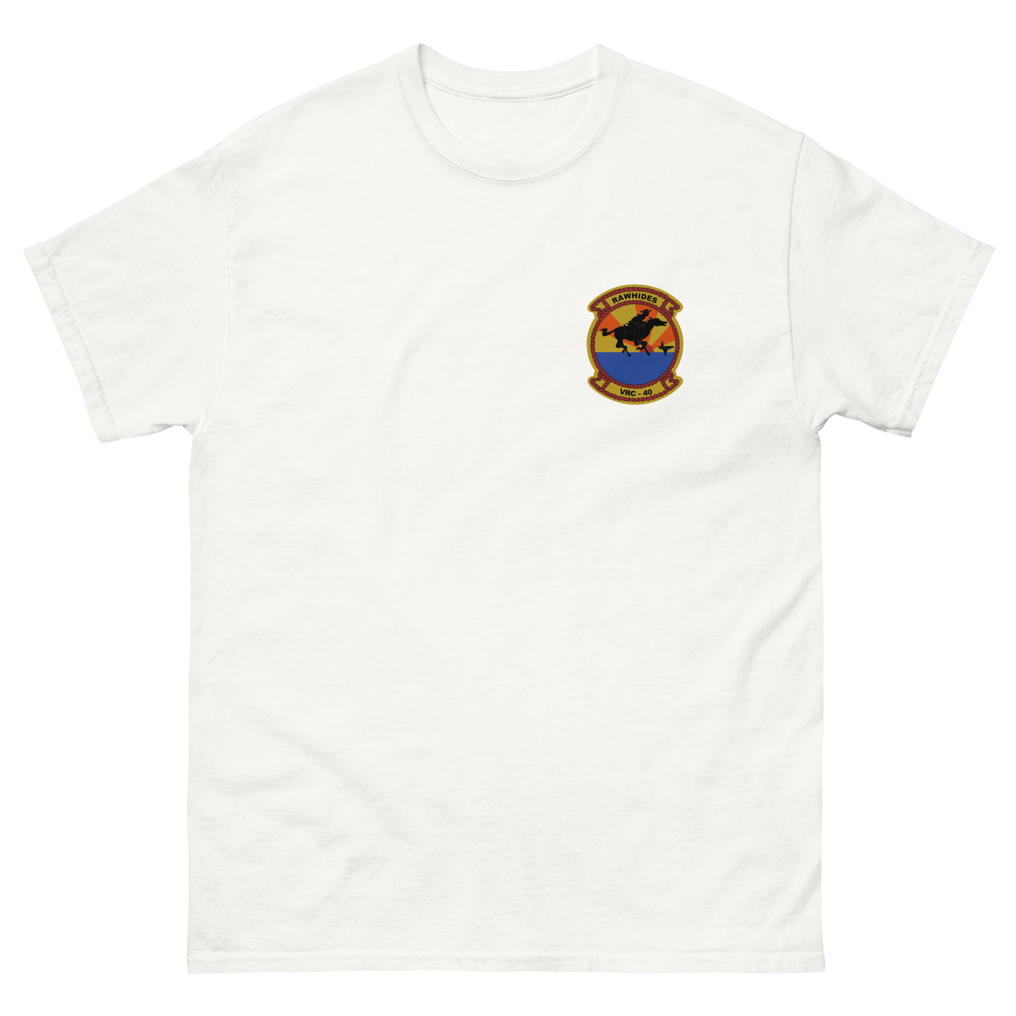 VRC-40 Rawhides Squadron Crest T-Shirt